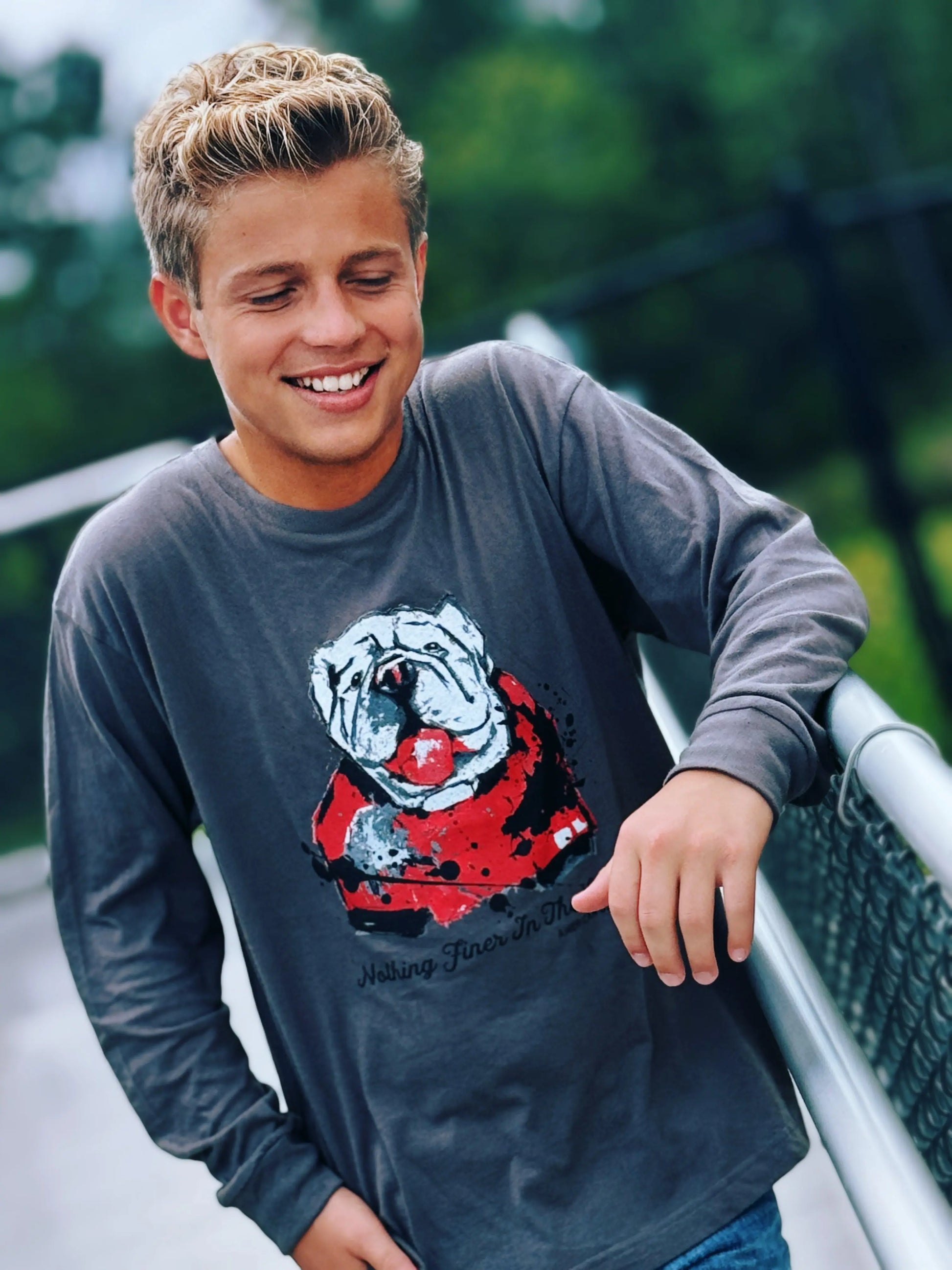Youth Nothing Finer Long Sleeve Tee American Graham Apparel