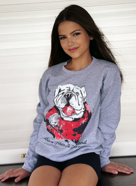 Youth Nothing Finer Sports Grey Unisex Fleece Sweatshirt American Graham Apparel