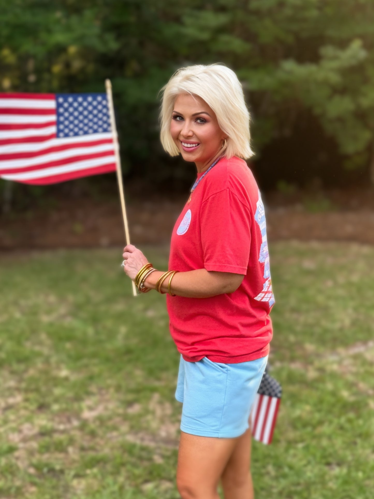 Grillin' In The USA Artisan Graphic T-Shirt