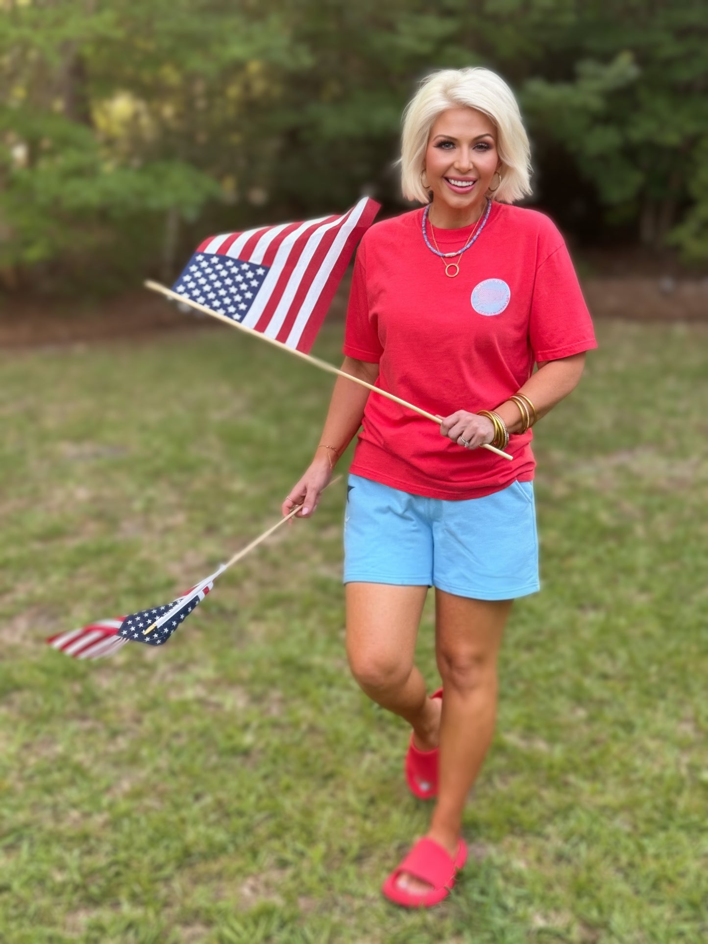 Grillin' In The USA Artisan Graphic T-Shirt