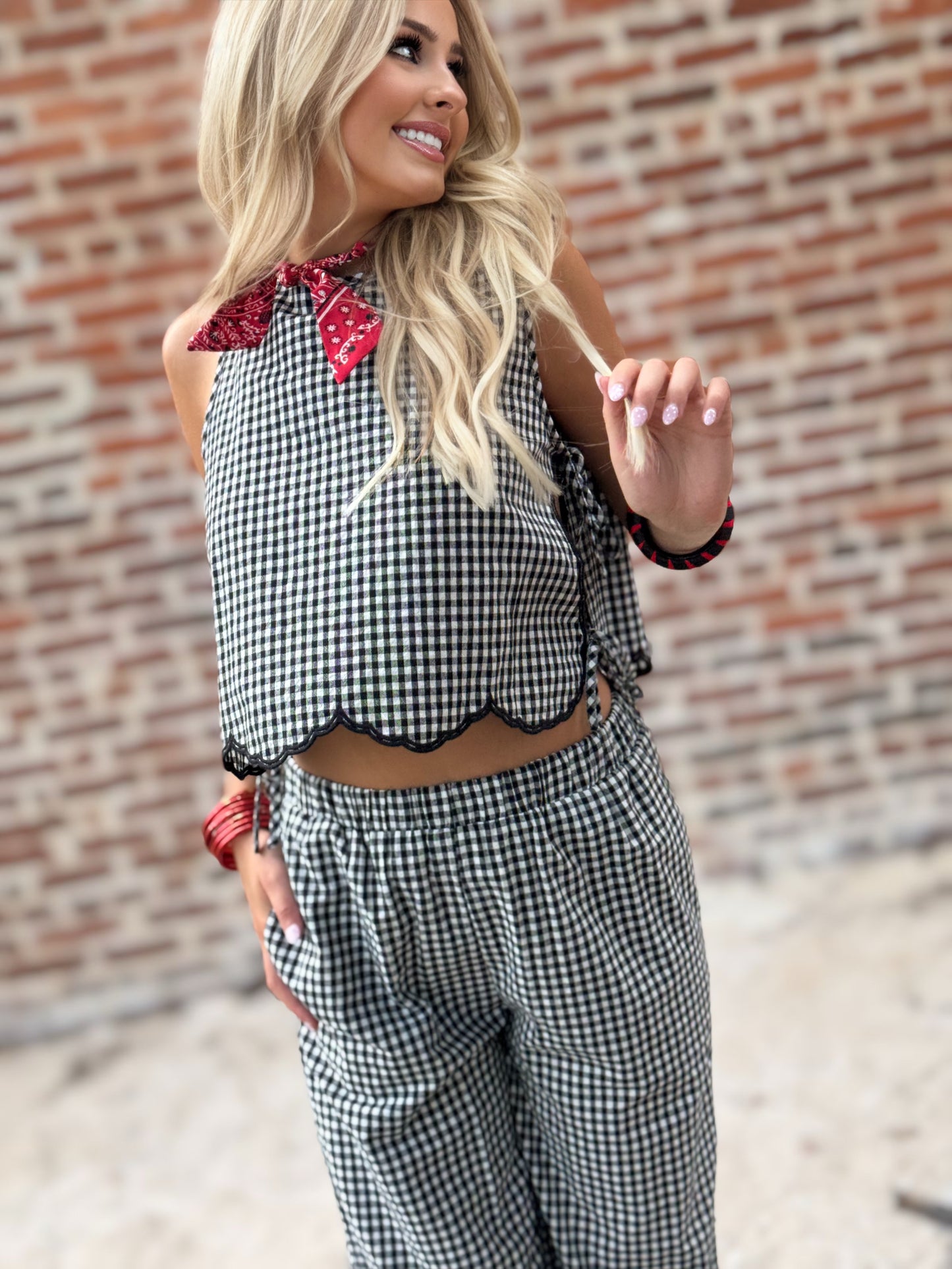 Das Hampton Gingham-Set