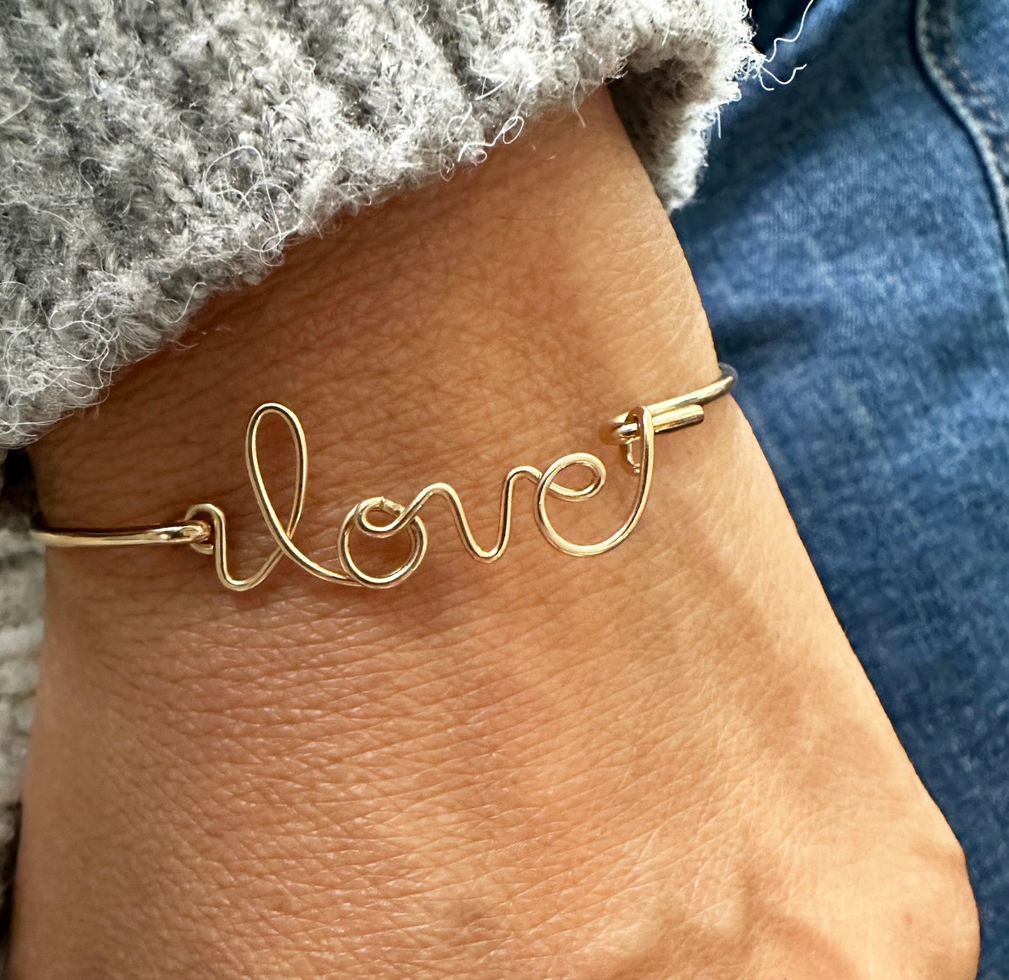 Love Wire Bracelet