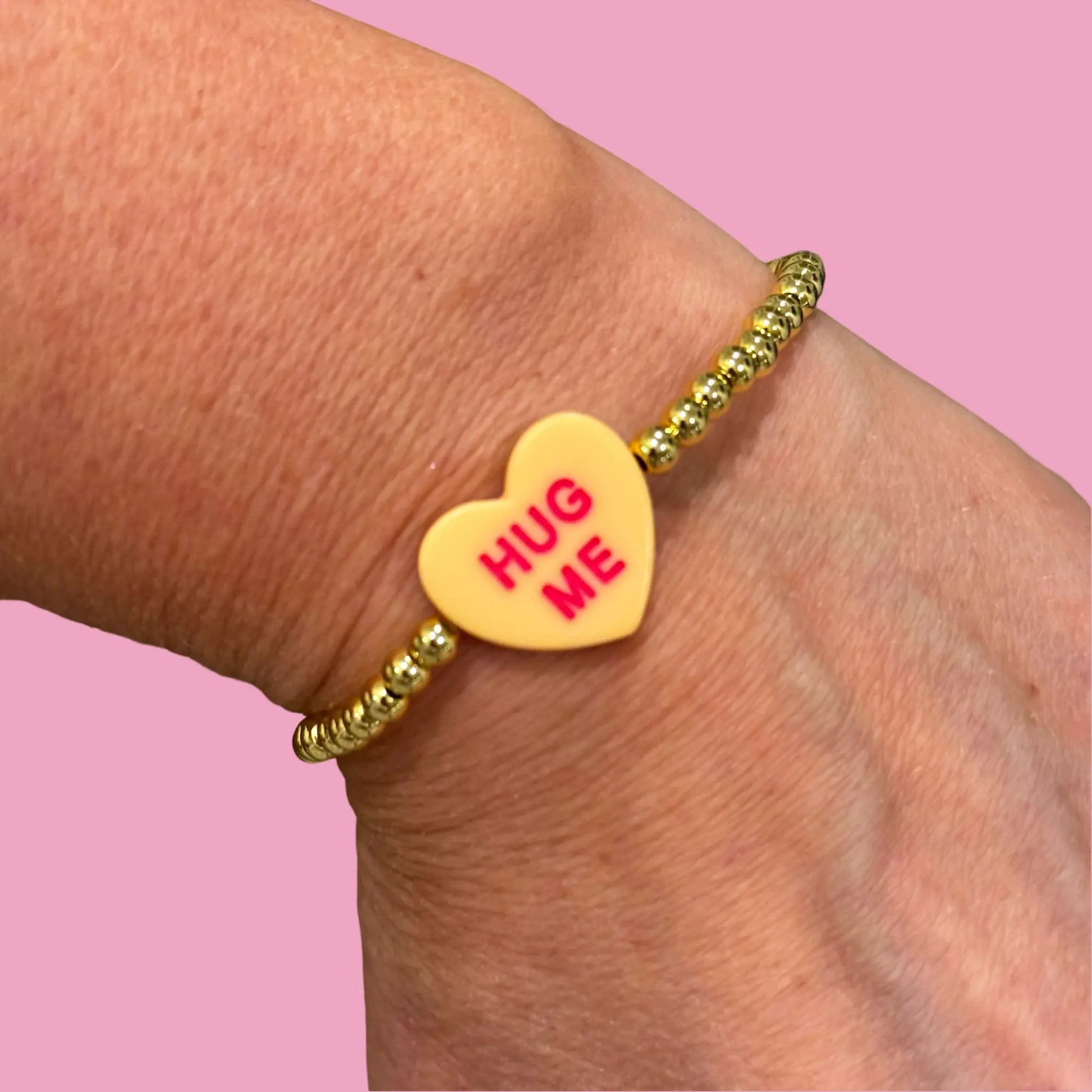 Hug Me Candy Heart Bracelet 💝 - American Graham Apparel