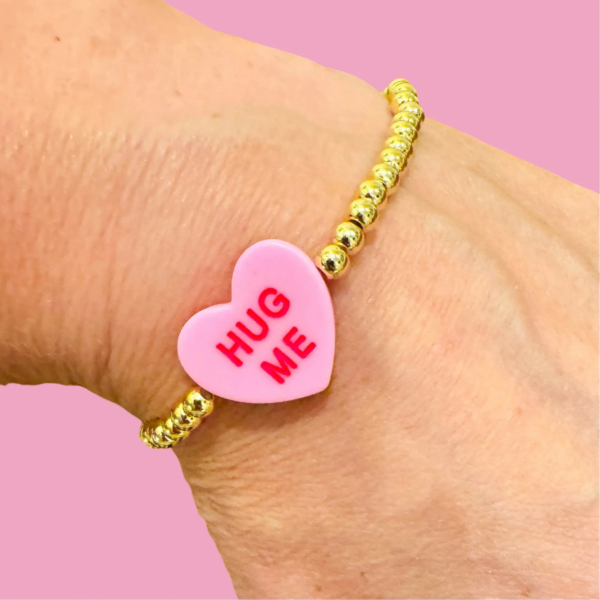 Hug Me Candy Heart Bracelet 💝 - American Graham Apparel