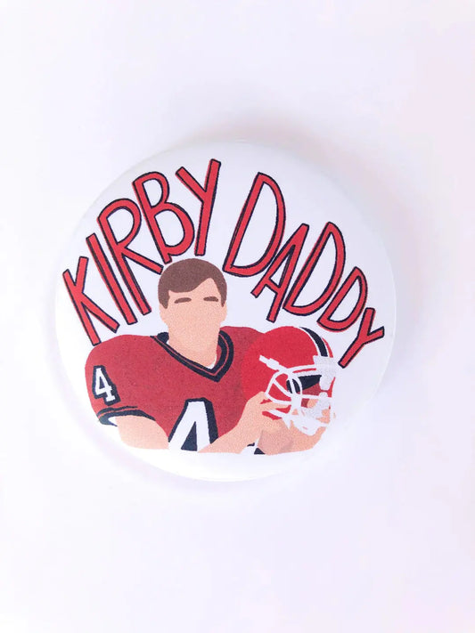 Kirby Daddy Game Day Button American Graham Apparel