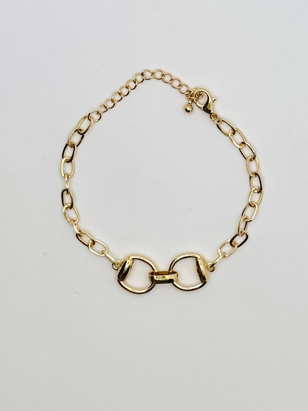 Derby OOTD: Horse Bit Link Chain Bracelet