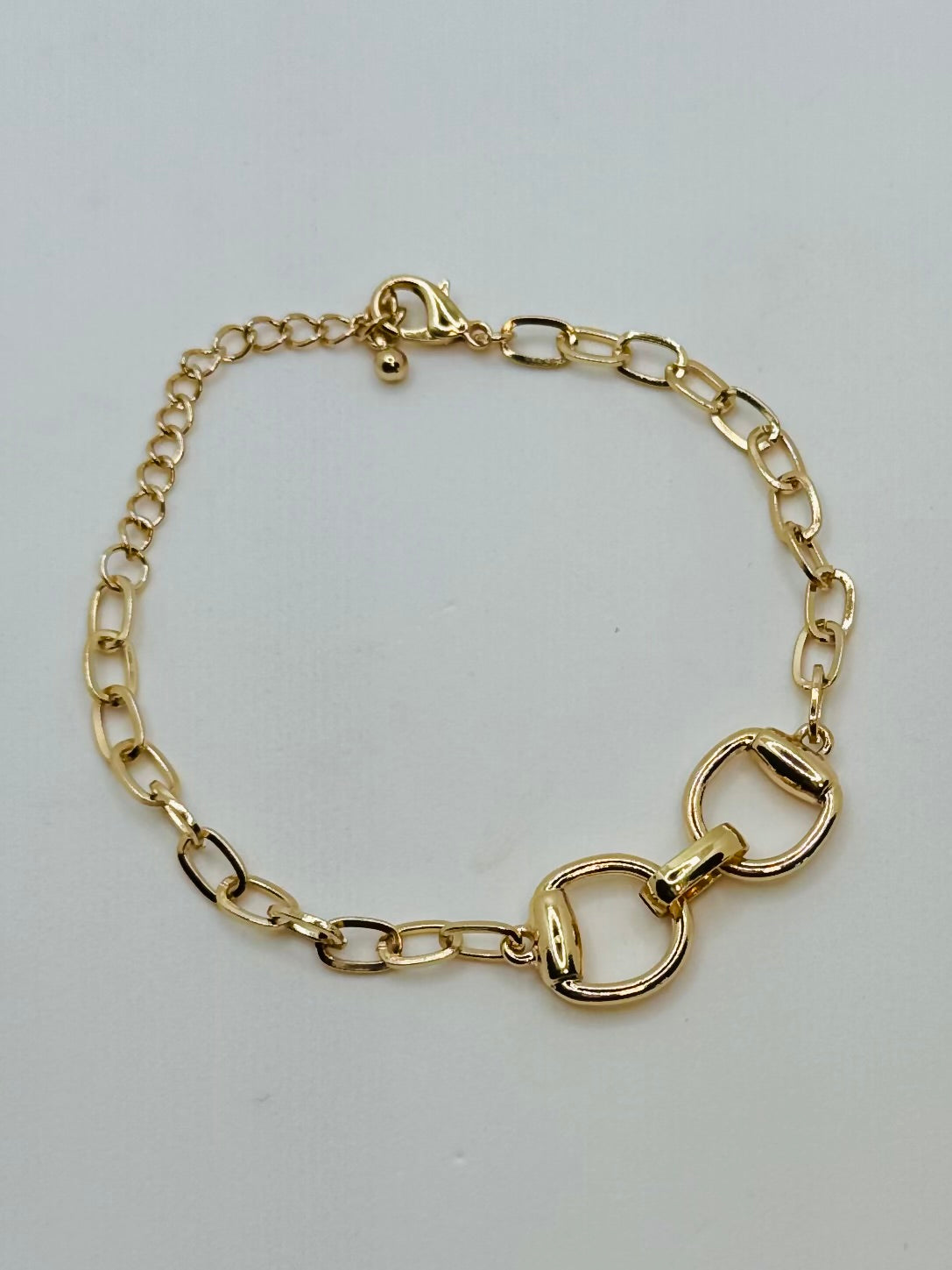 Derby OOTD: Horse Bit Link Chain Bracelet