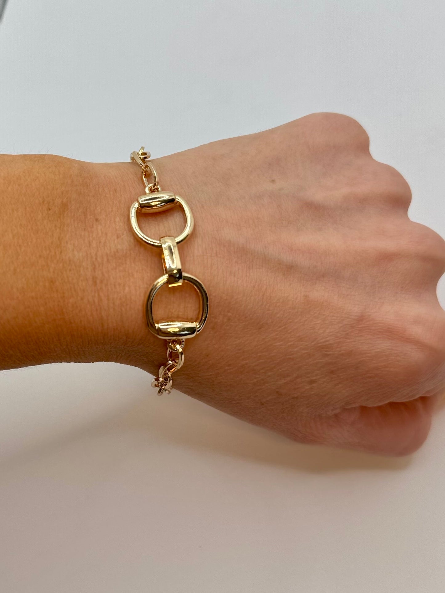 Derby OOTD: Horse Bit Link Chain Bracelet