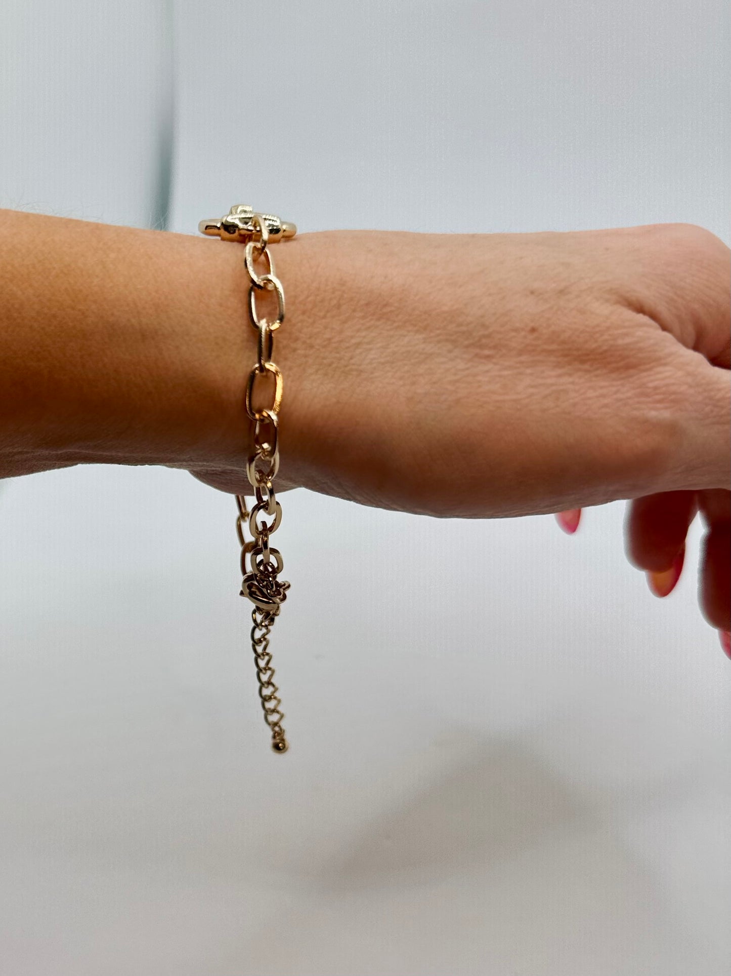 Derby OOTD: Horse Bit Link Chain Bracelet