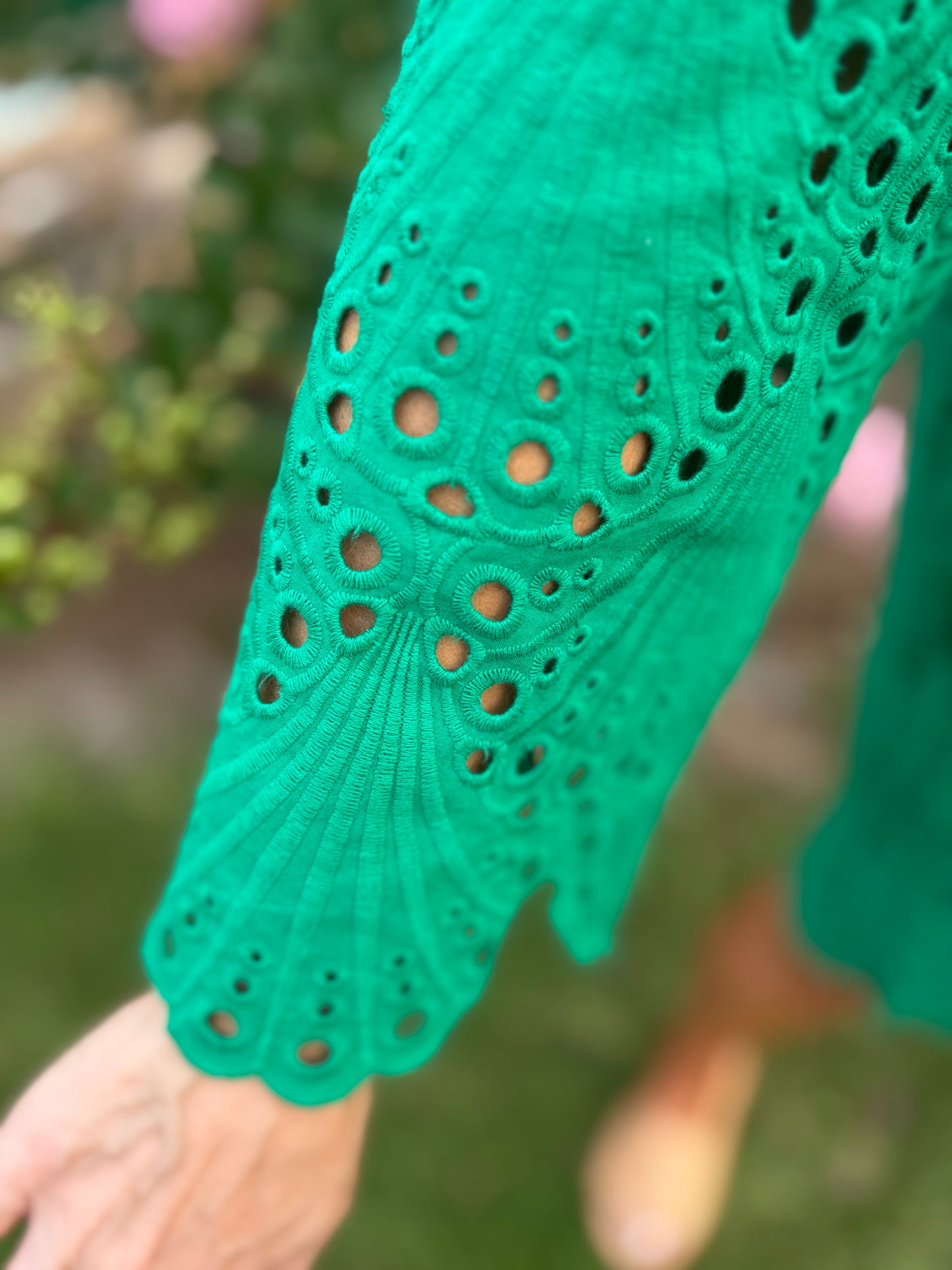 Emerald Coast Eyelet Mini Dress
