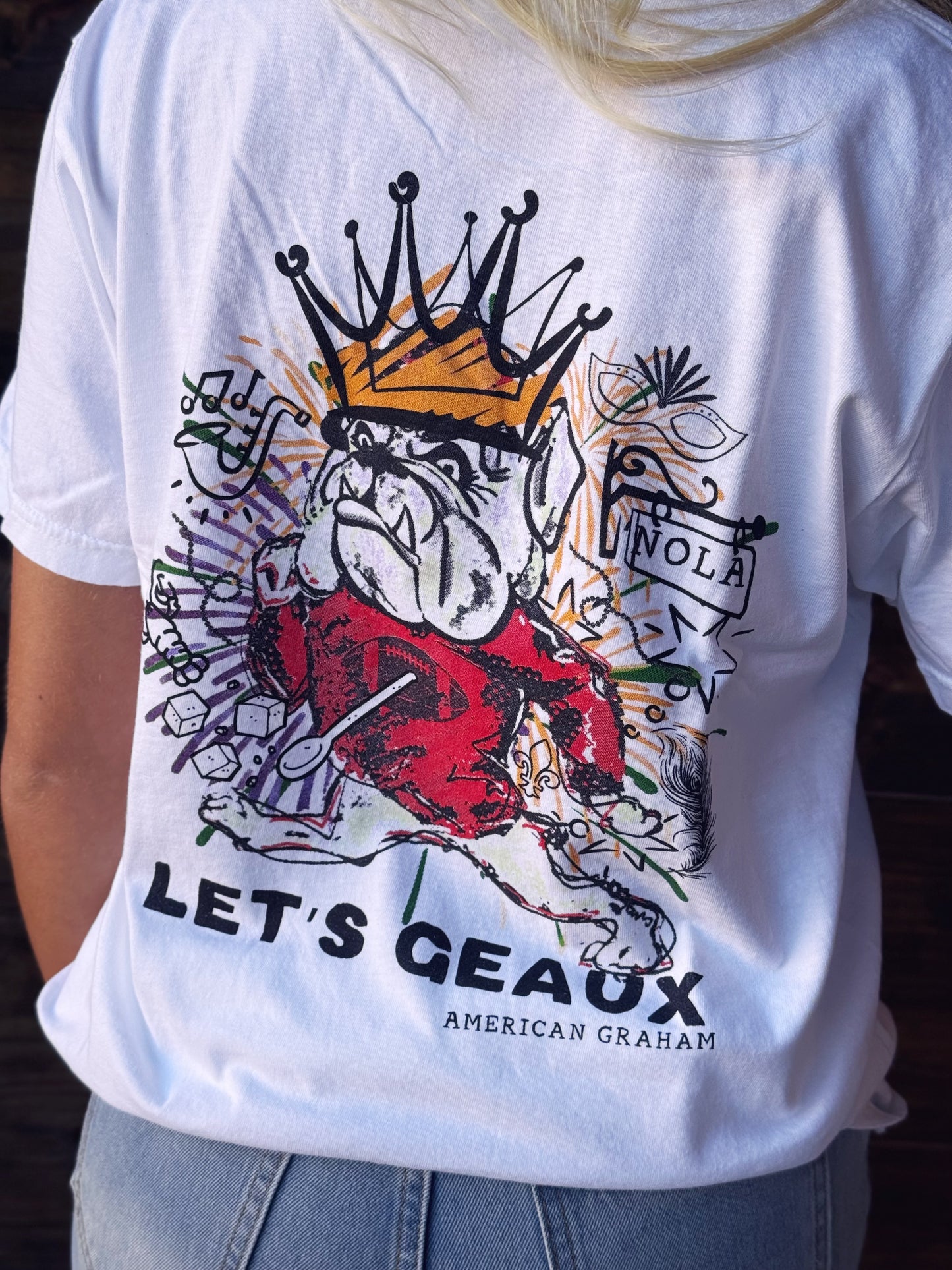 Let's Geaux, Limited Edition Sugar Bowl Artisan Graphic T-Shirt