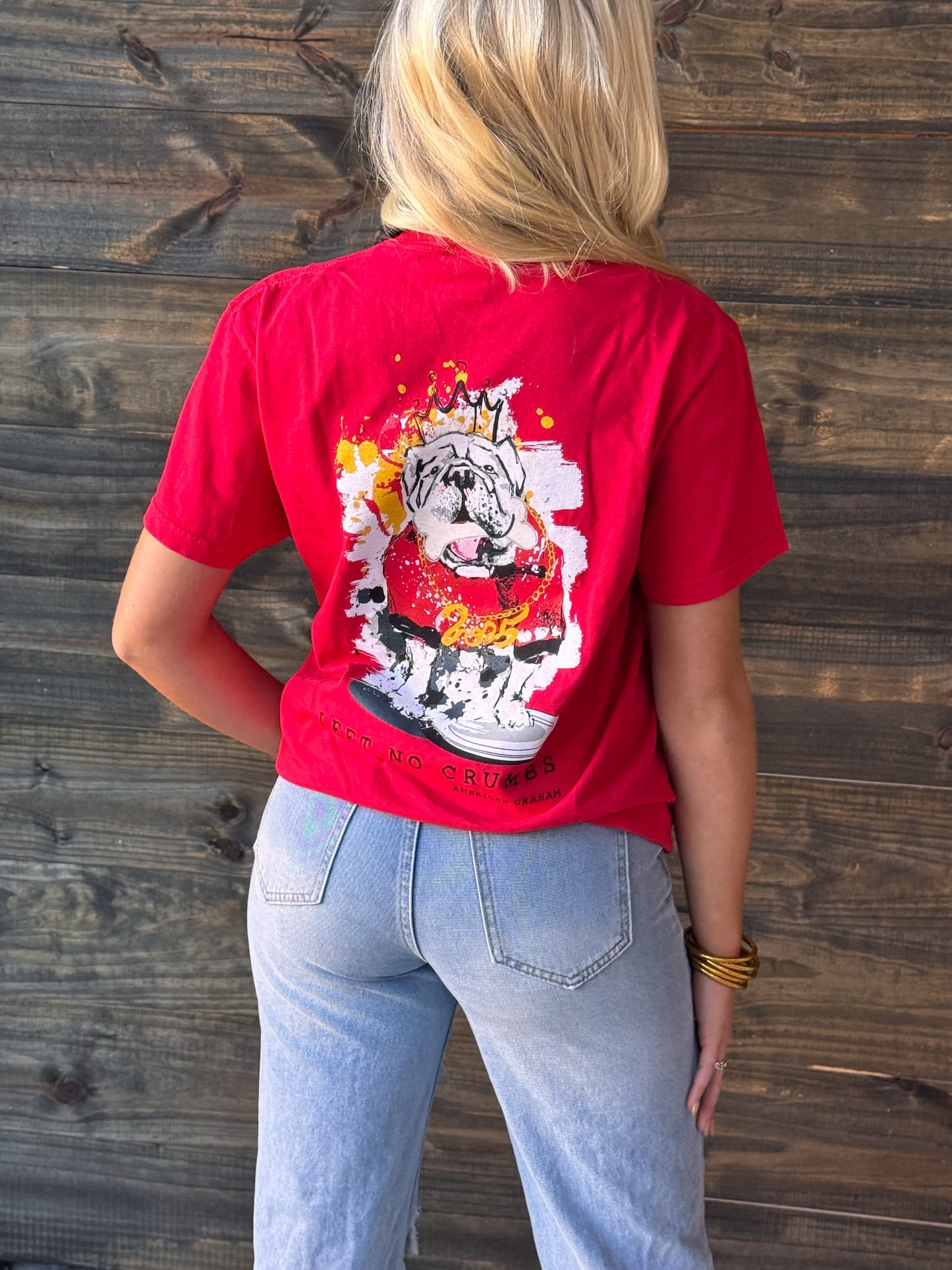 AMERICAN GRAHAM- SEC CHAMPS GEORGIA BULLDOGS T-SHIRT, ART BY ASHLEY GRAHAM