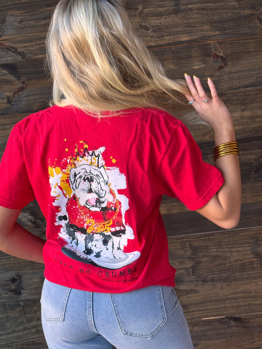 AMERICAN GRAHAM- SEC CHAMPS GEORGIA BULLDOGS T-SHIRT, ART BY ASHLEY GRAHAM