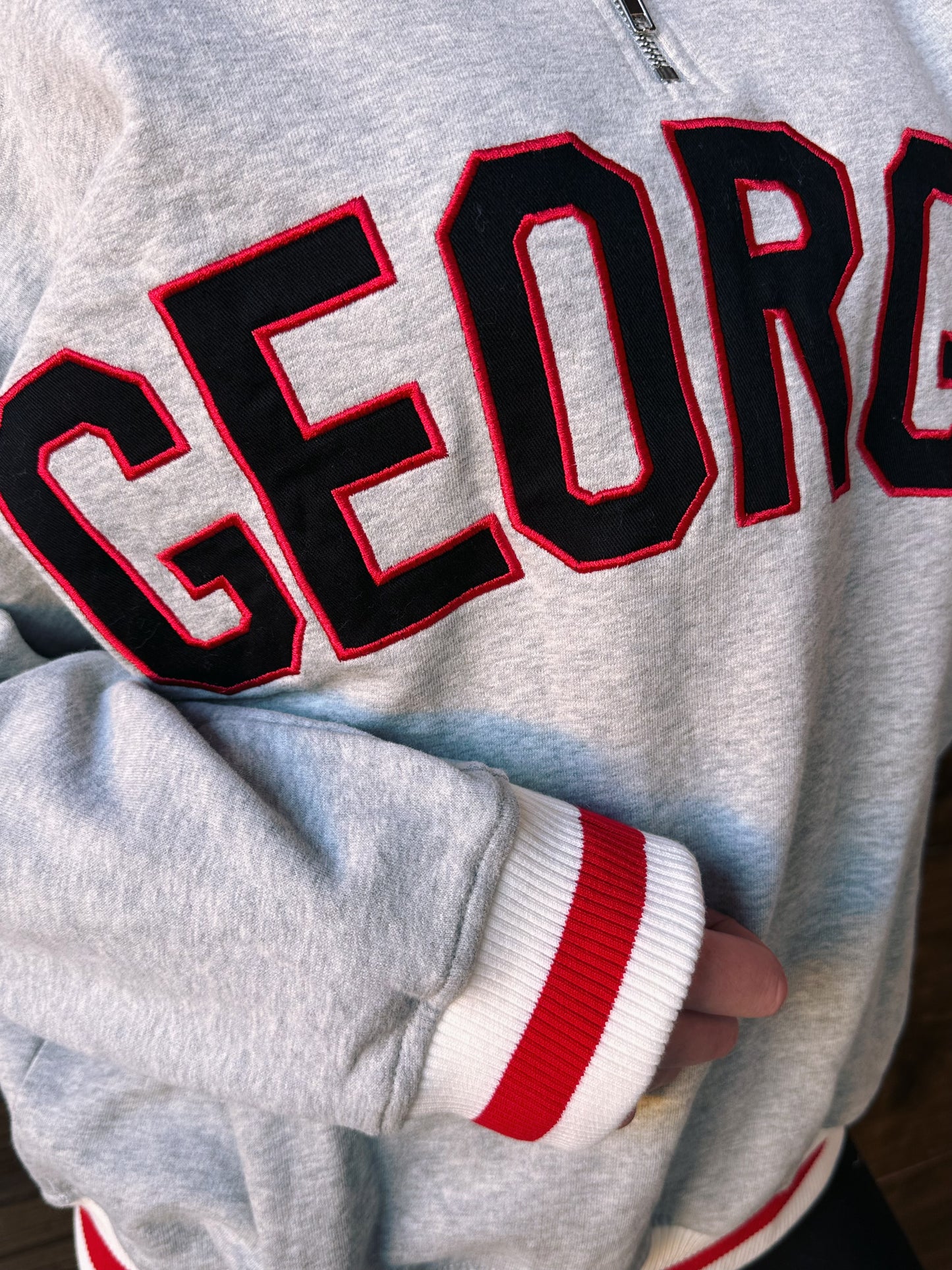 Georgia Varsity Pullover Sweatshirt