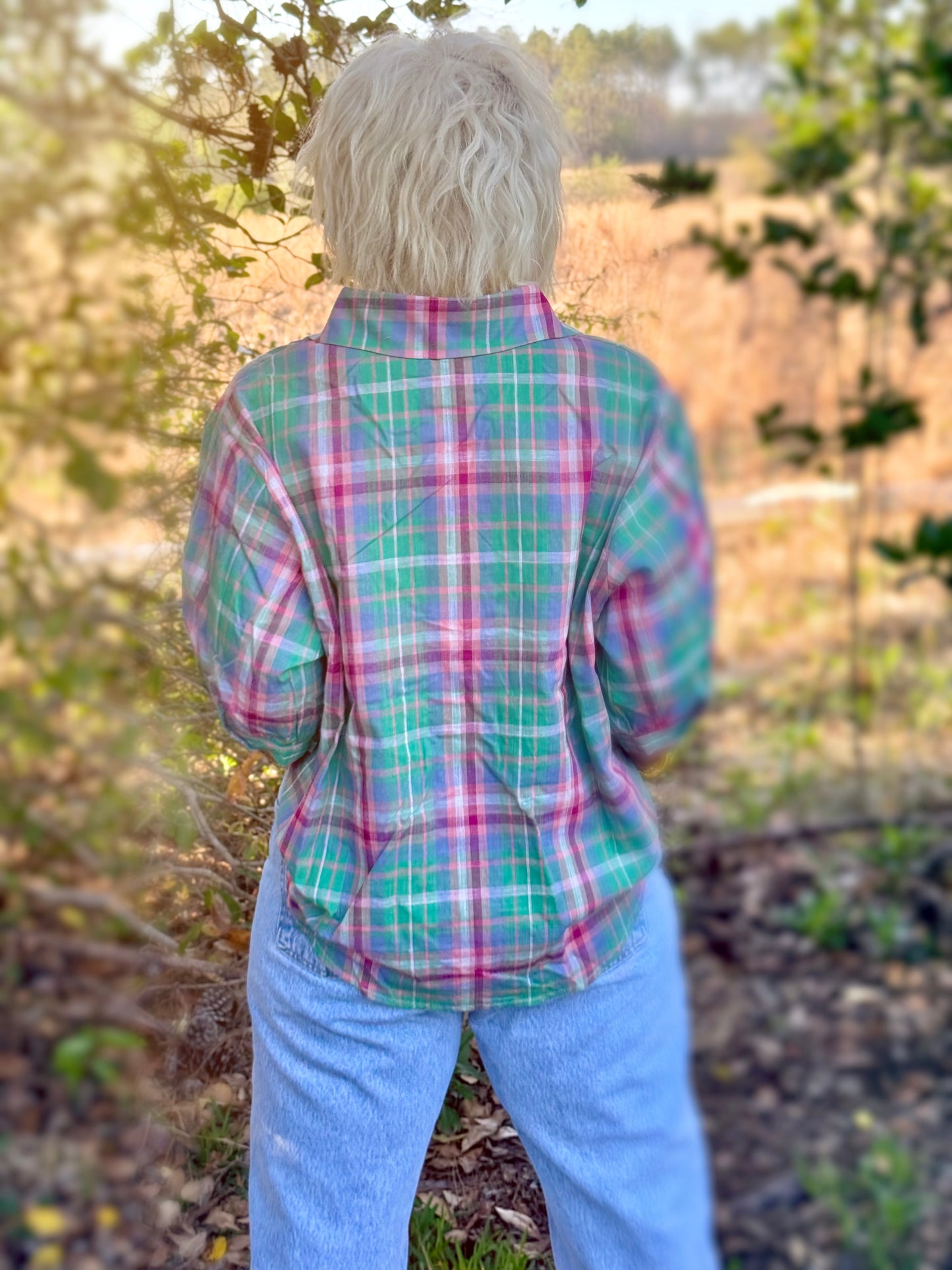 Plaid Pretty Button Down Shirt