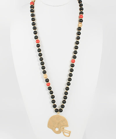 TOUCHDOWN Beaded Necklace