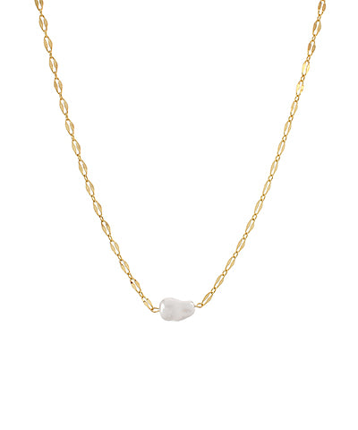 Petite Simply Pearl Chain Necklace
