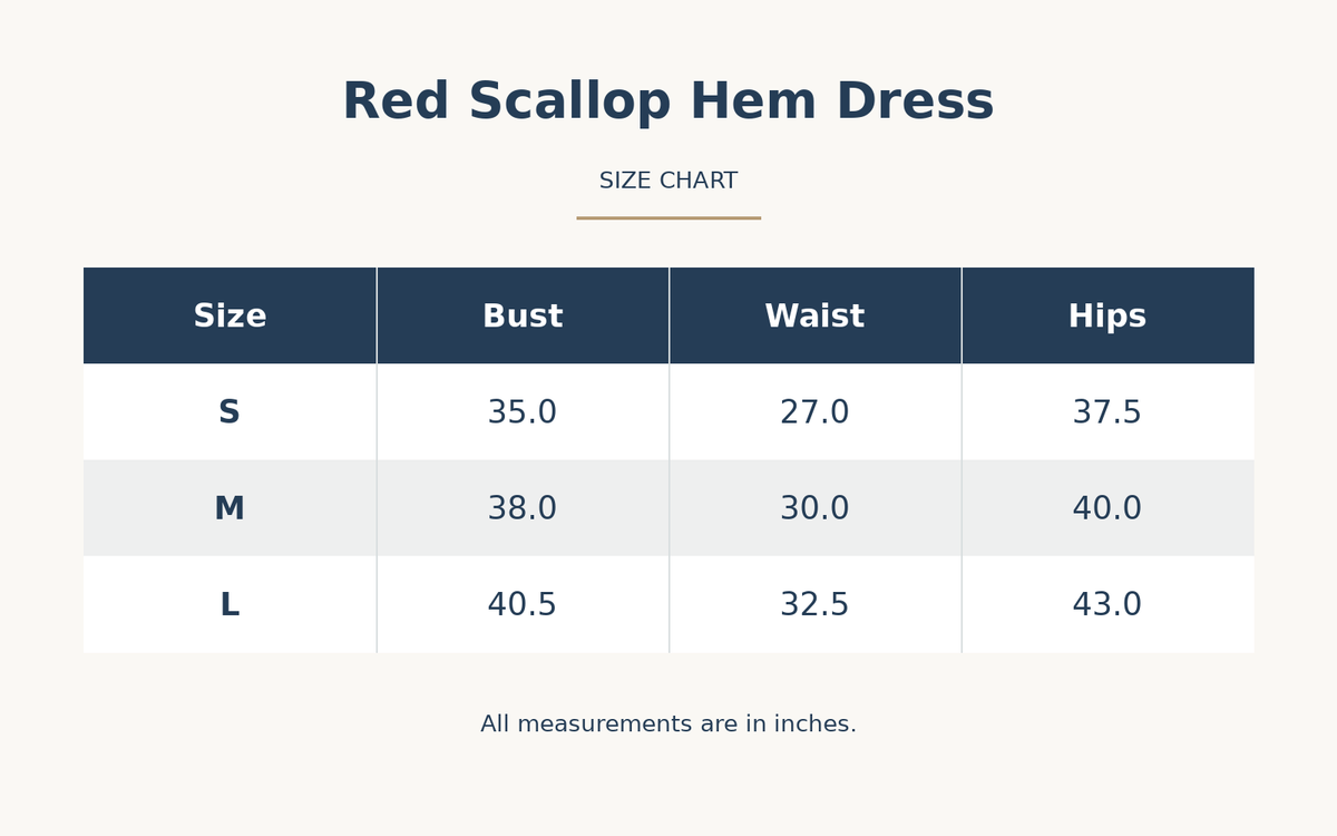 Red Scallop Hem Collared Swing Dress With Pockets