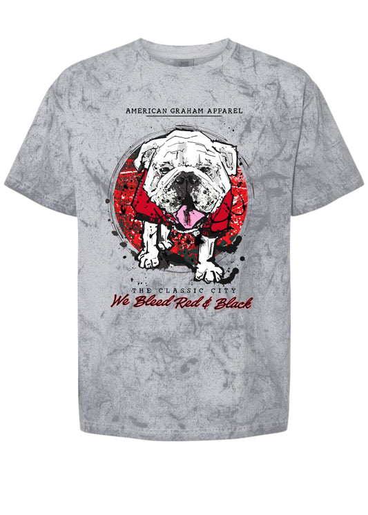 PREORDER: We Bleed Red & Black Comfort Colors® Acid Wash Graphic T-Shirt