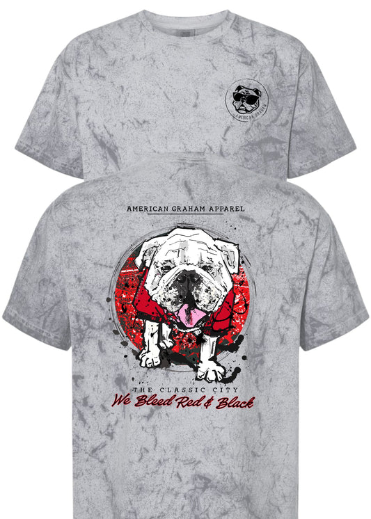 PREORDER: We Bleed Red & Black Comfort Colors® Acid Wash Graphic T-Shirt