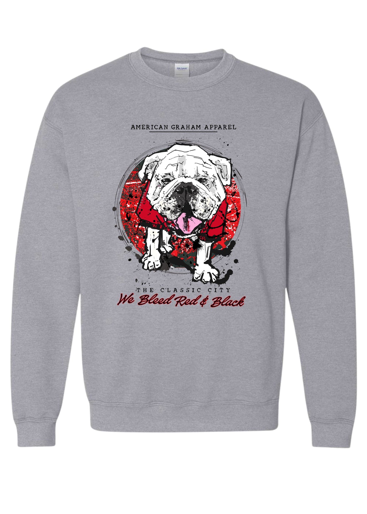 PREORDER: We Bleed Red & Black Gildan Graphic Sweatshirt