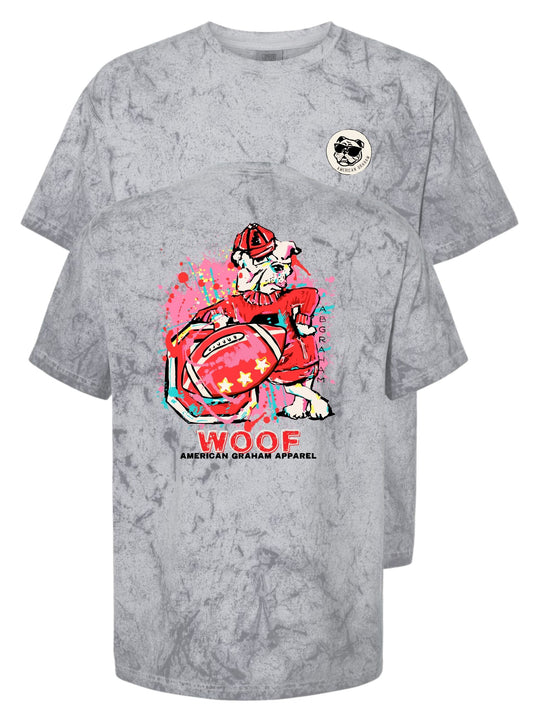 PREORDER: WOOF Comfort Colors 1745 Acid Wash Bulldog Graphic T-Shirt