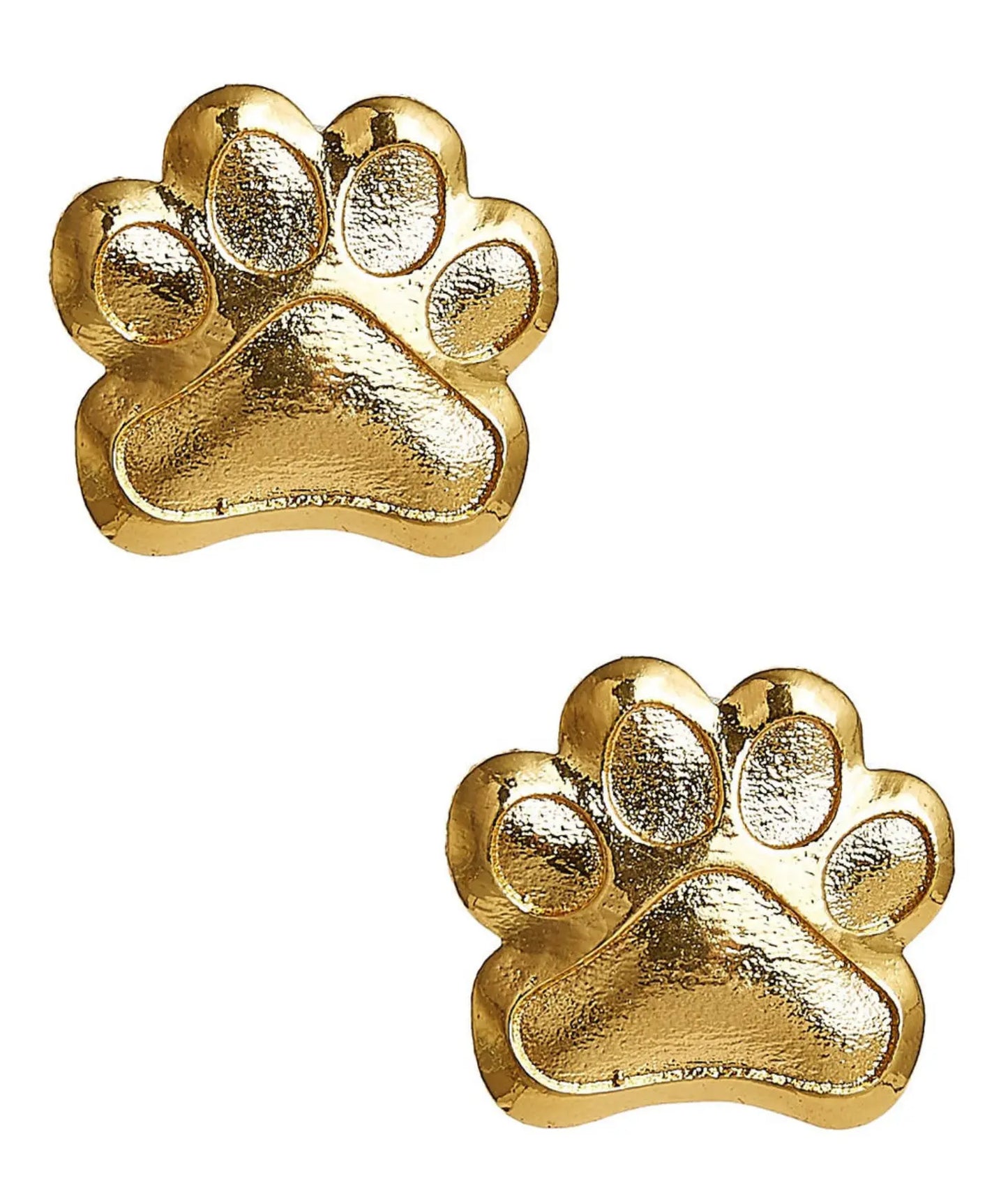 Lisi Lerch Paw Print Gold Stud Earring Lisi Lerch