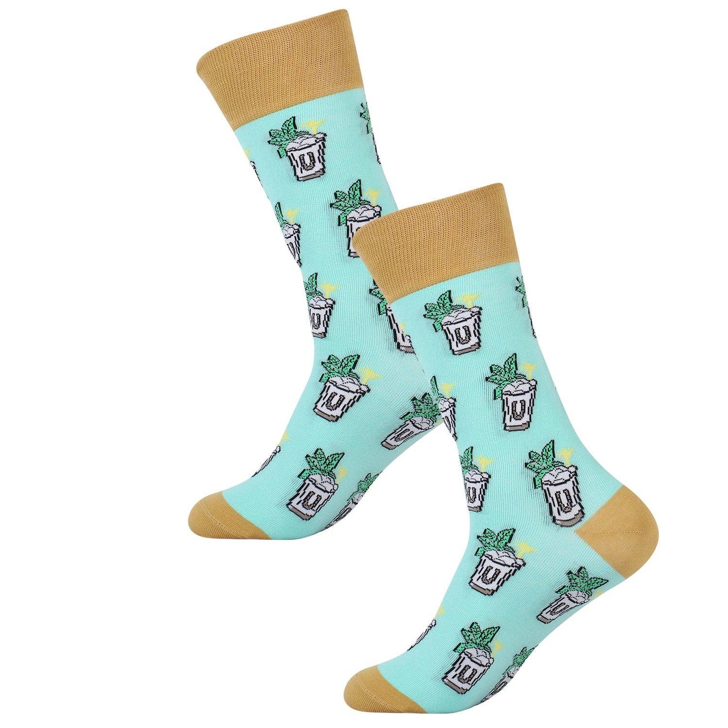 Mint Julep Novelty Crew Socks