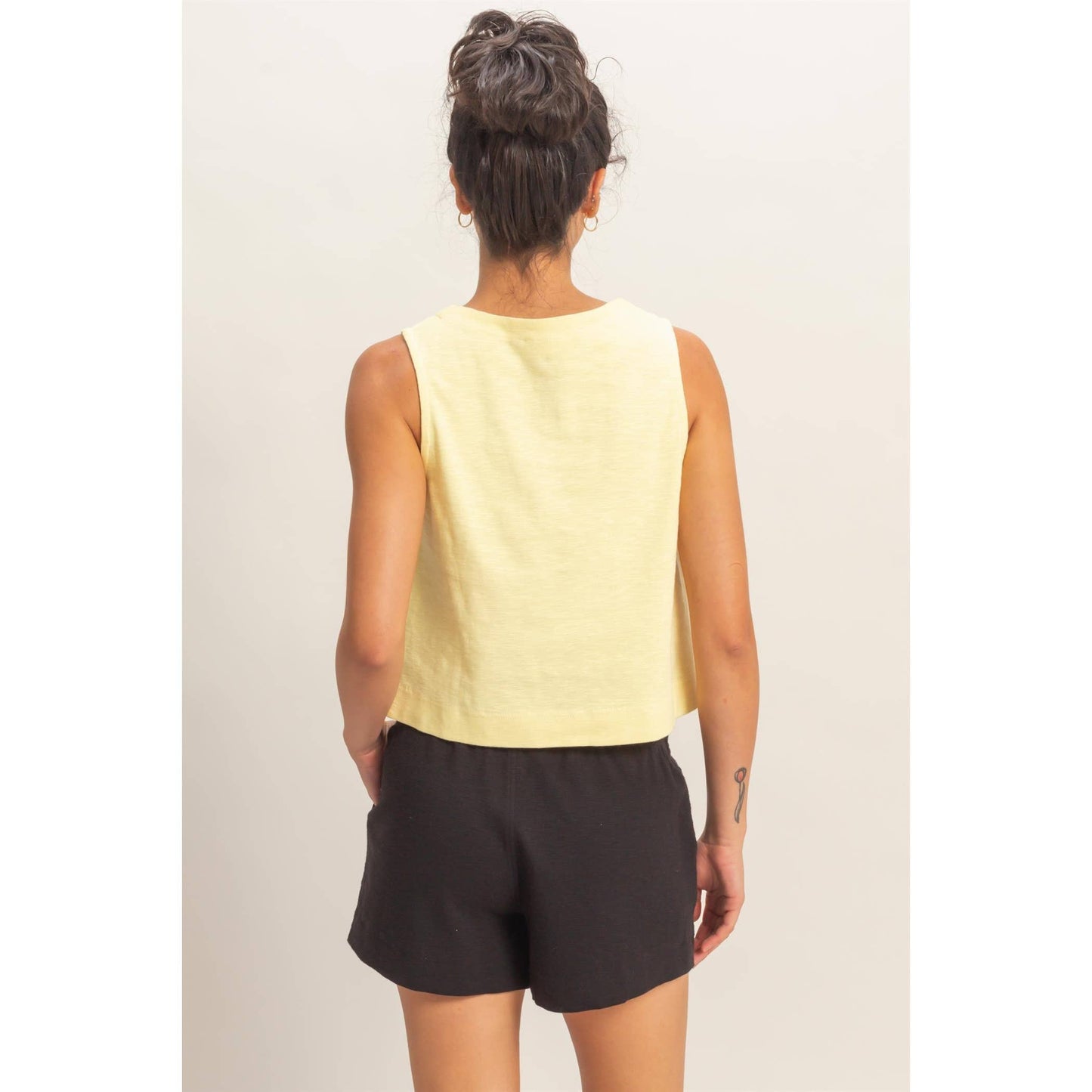 Black Drawstring Lounge Shorts | Elastic Waist Casual Shorts | Matching Set Bottom