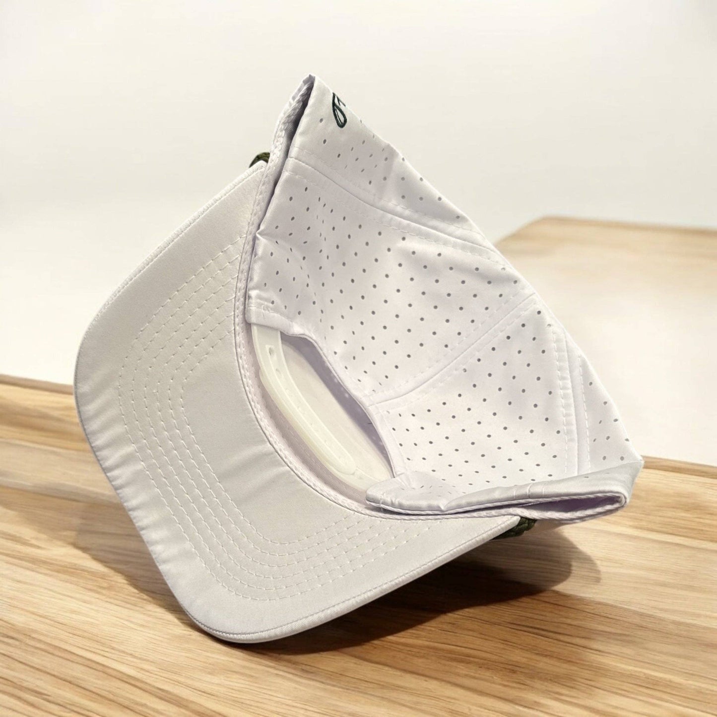 White Augusta Rope Snapback Hat