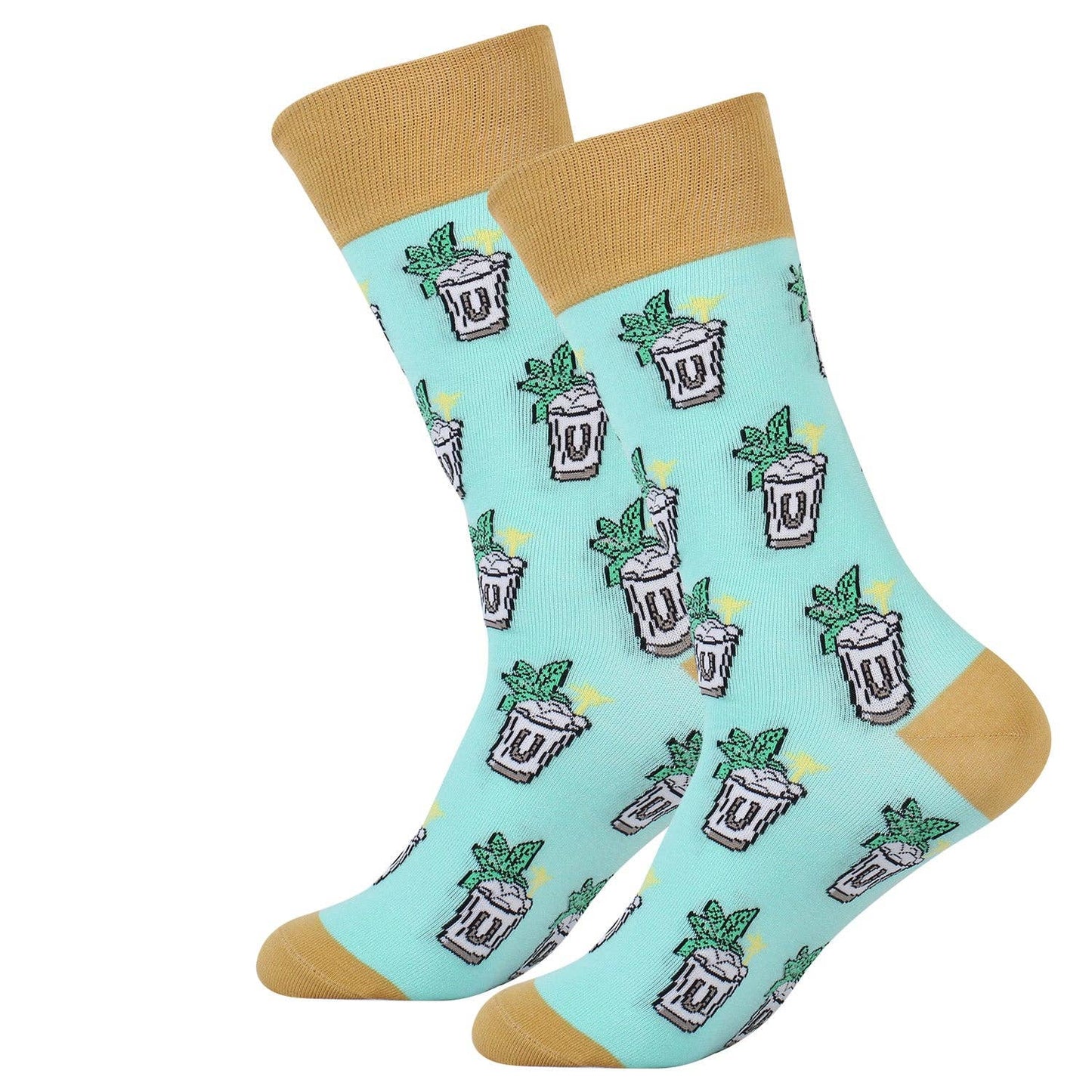 Mint Julep Novelty Crew Socks