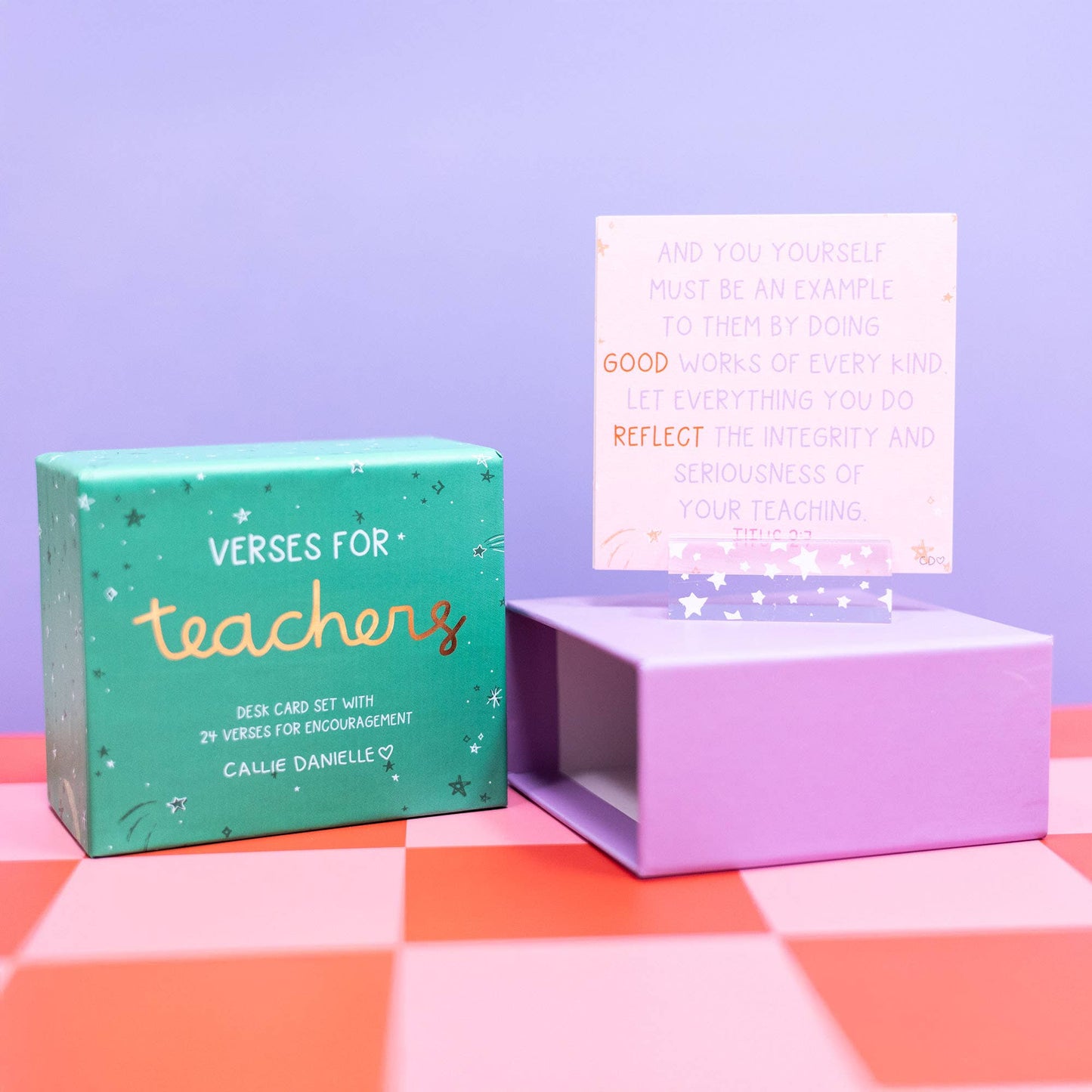 Verses for Teachers – Bible Verse Card Set