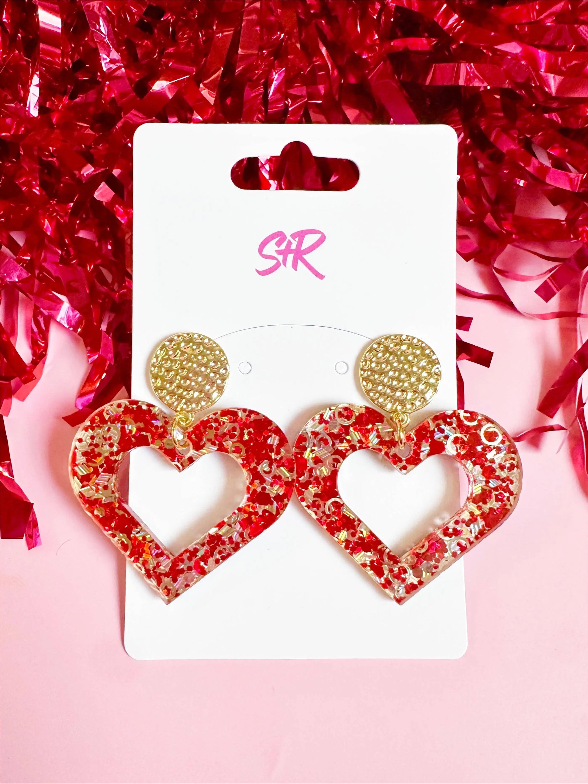 Red Hot Heart Dangle Sandy + Rizzo