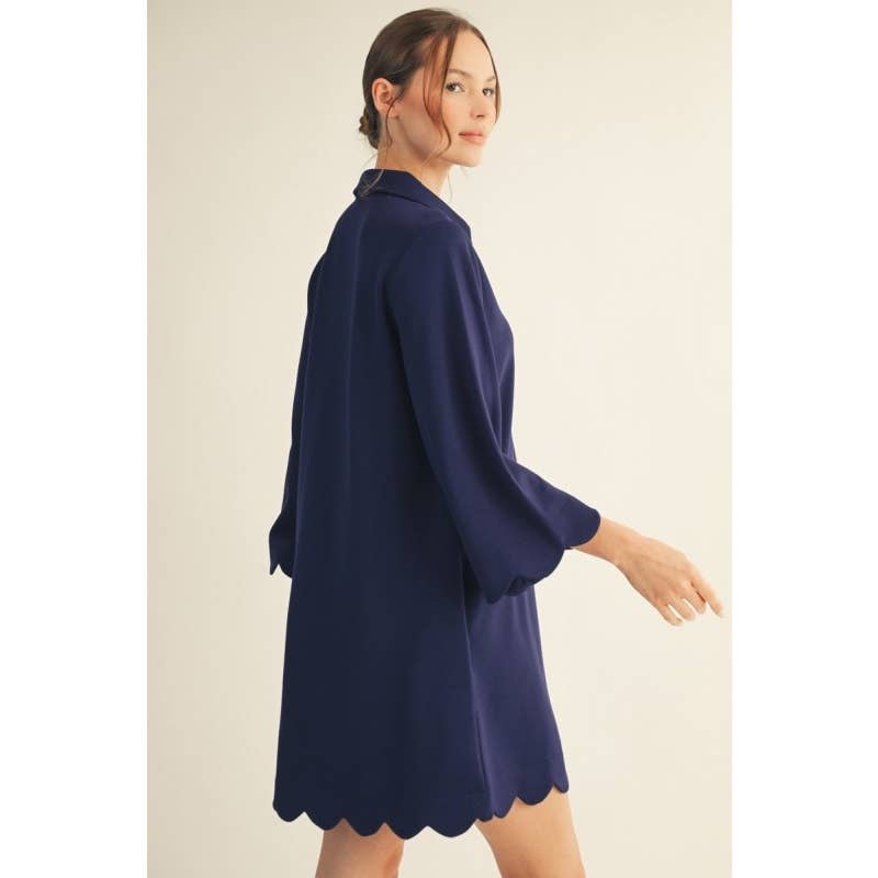 Solid Dress: RED / S