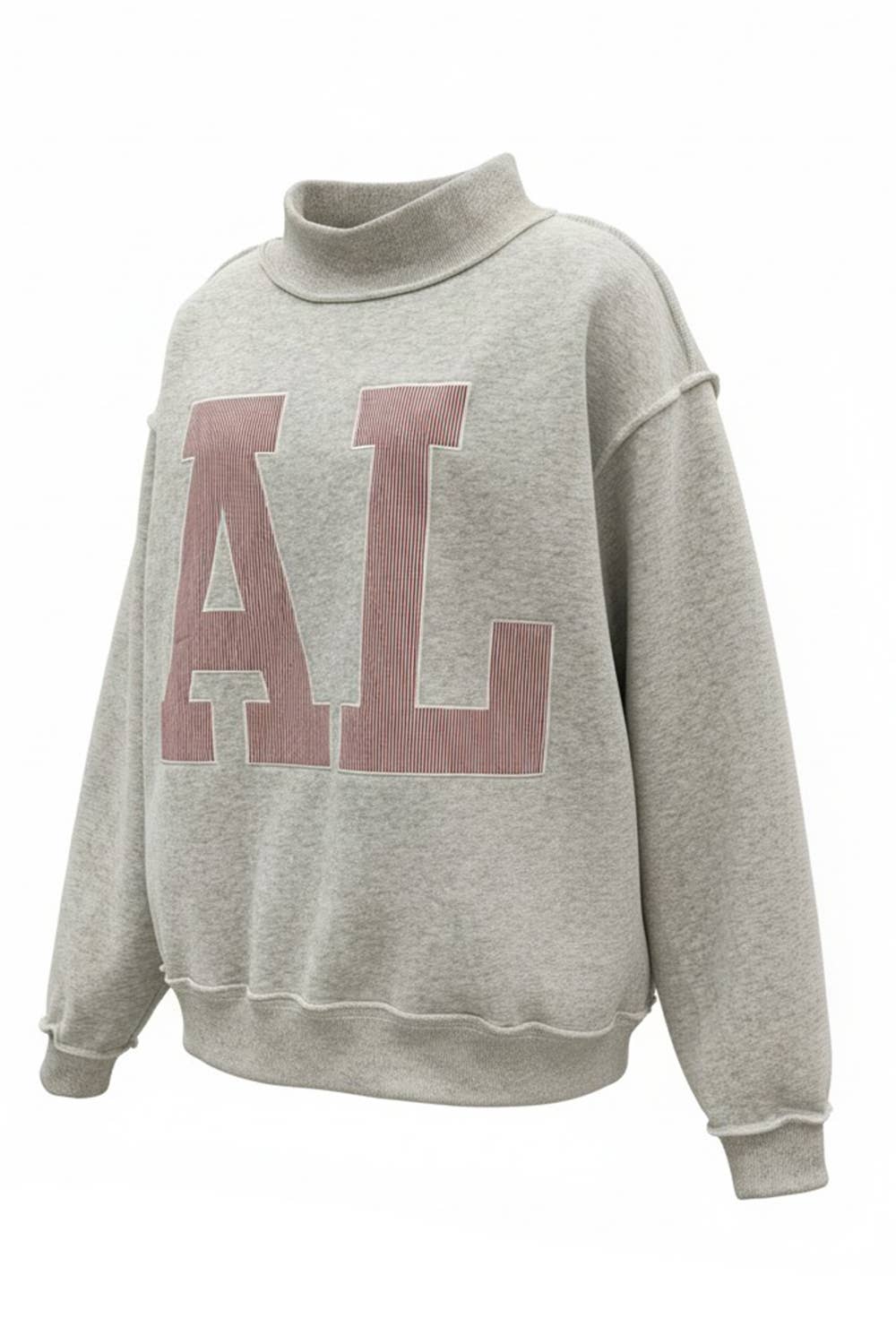 Alabama Saturday Oversized Mock-Neck Sweatshirt