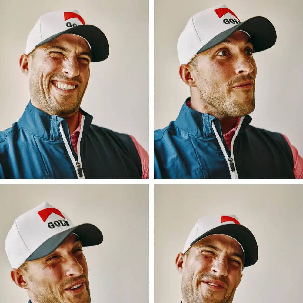 Men's Throwback Design Golf Hat