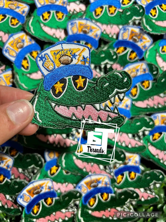 Star Sunglasses Spirit Gator....Cap Patches Only: Star Sunglasses Spirit Gator 6j Threads LLC