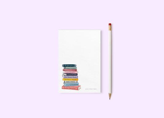 Funny Book Parody Notepad – Literary Humor List Pad