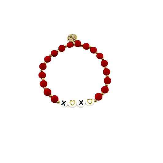 XOXO, Gossip Girl 18k Gold Filled Beaded Bracelet