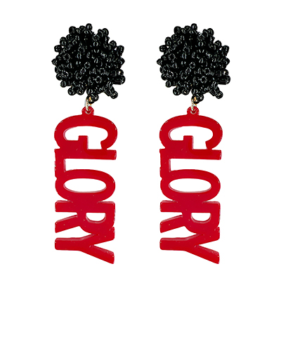 GLORY GLORY Acrylic Earrings