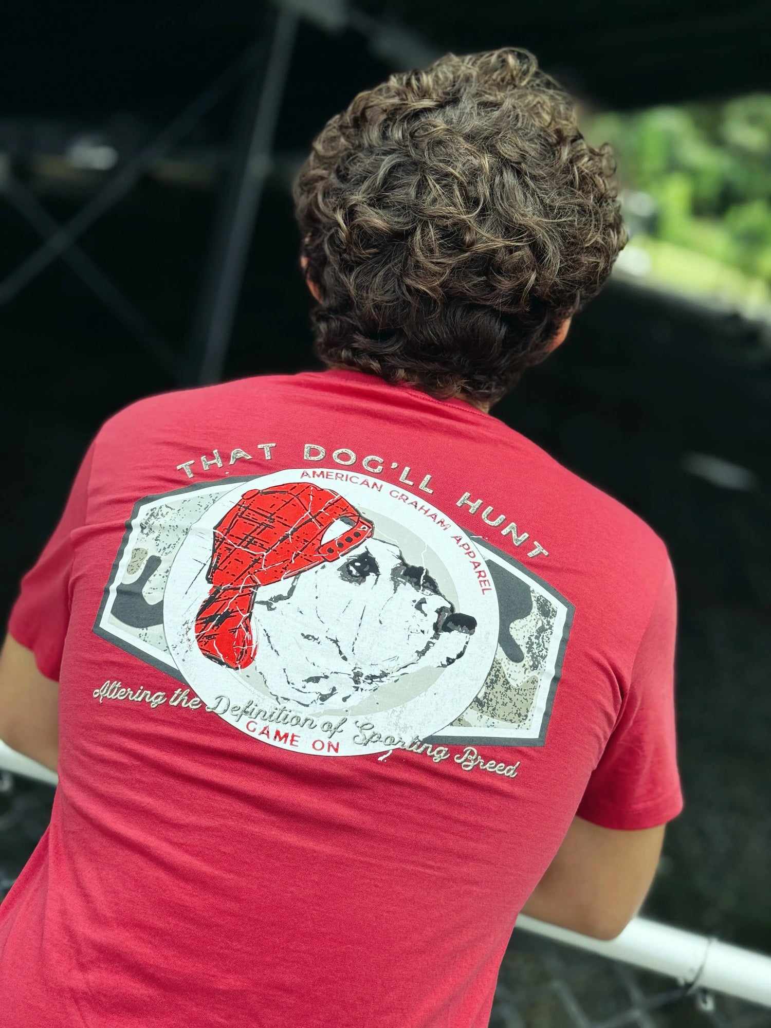 Game On: Sporting Bulldog Graphic T-Shirt - American Graham Apparel American Graham Apparel