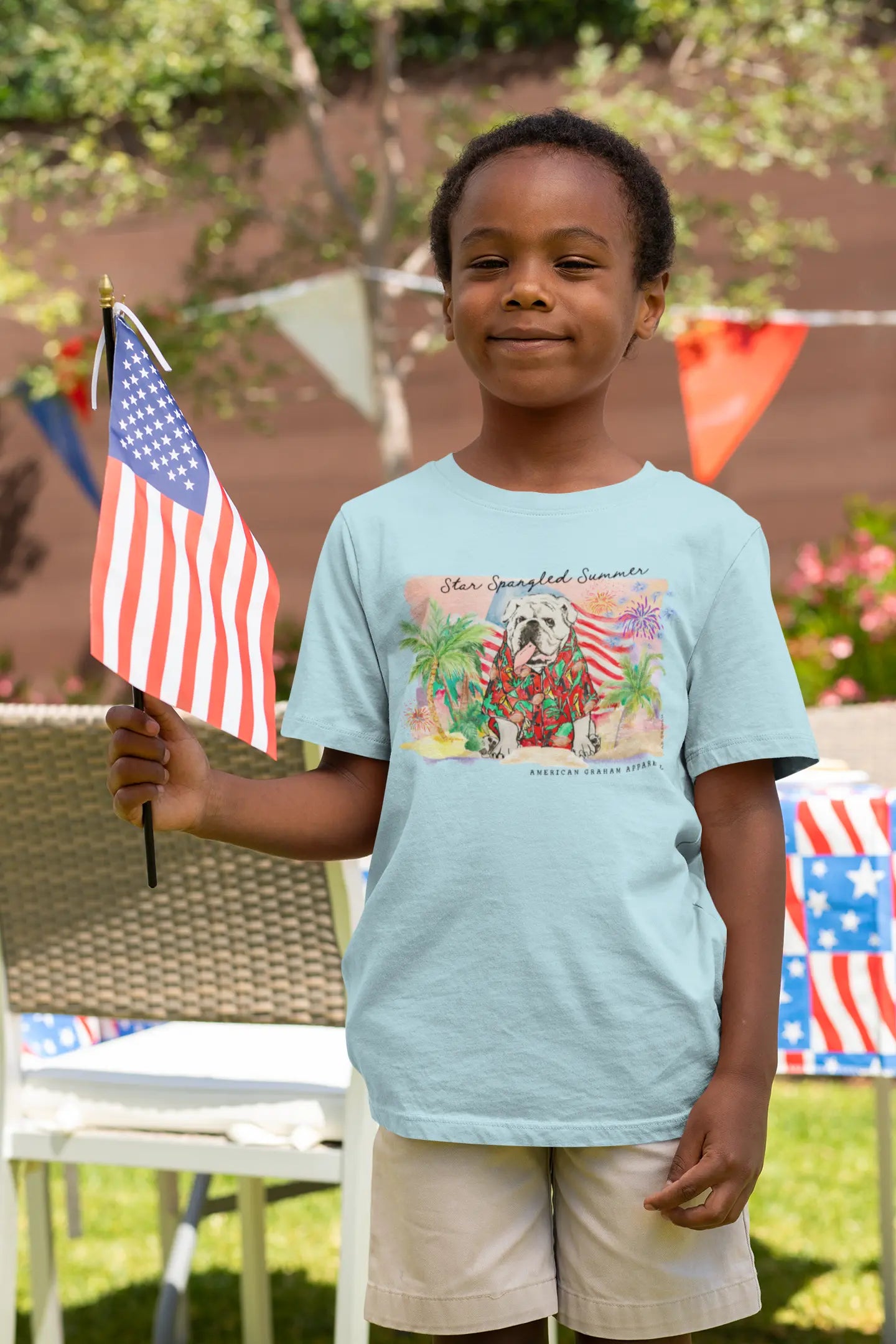 YOUTH American Graham Star Spangled Summer Comfort Tee American Graham