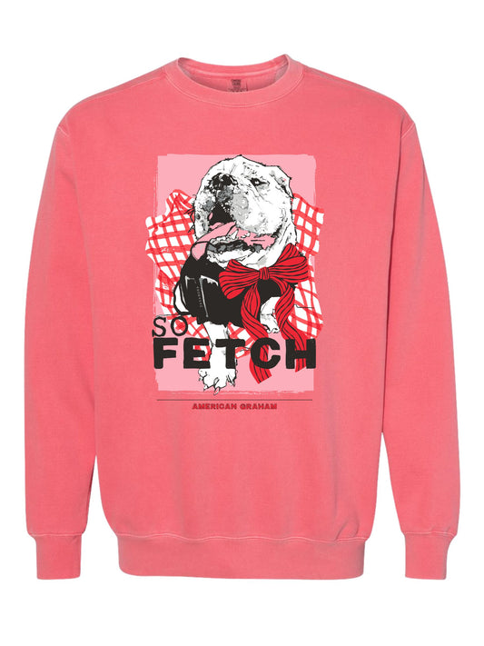 PREORDER: So Fetch Bulldog Comfort Colors Graphic Sweatshirt