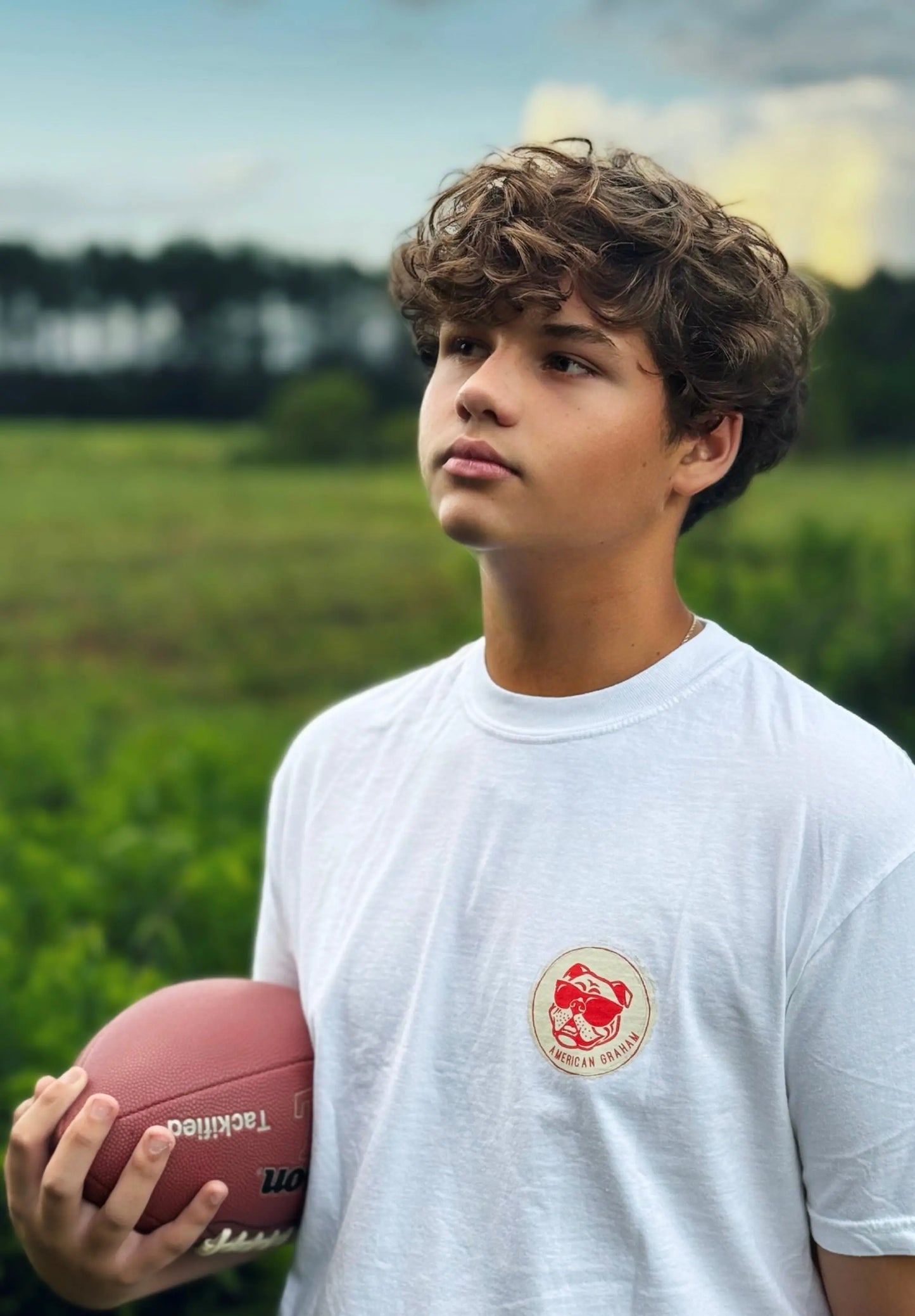 Game On: Sporting Bulldog Graphic T-Shirt - American Graham Apparel American Graham Apparel