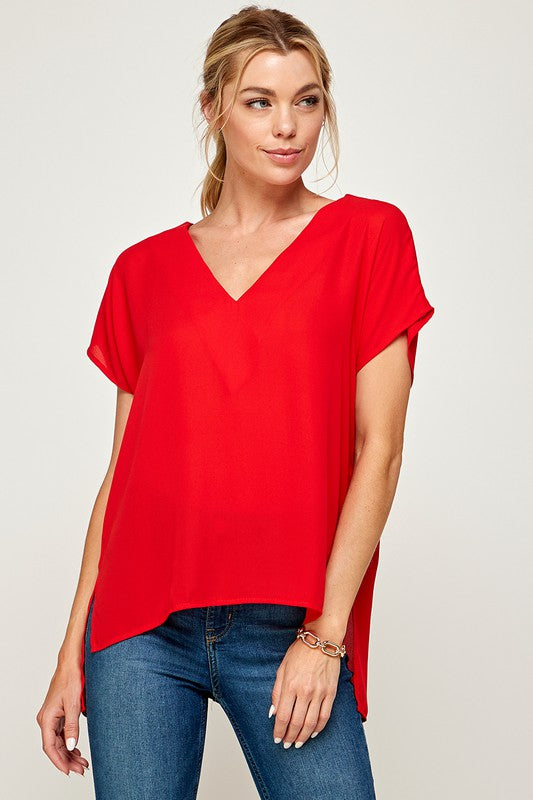 Red Light Blouse American Graham Apparel