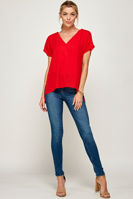 Red Light Blouse American Graham Apparel