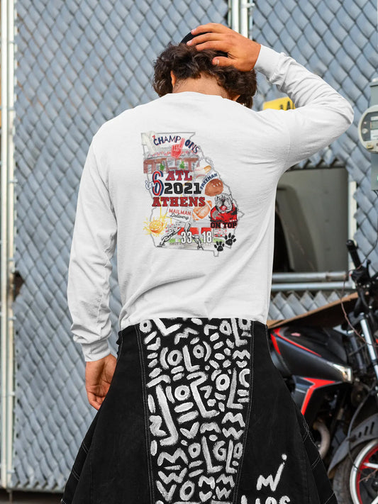 We Run This Nation Unisex Comfort Colors LONG SLEEVE Tee American Graham Apparel