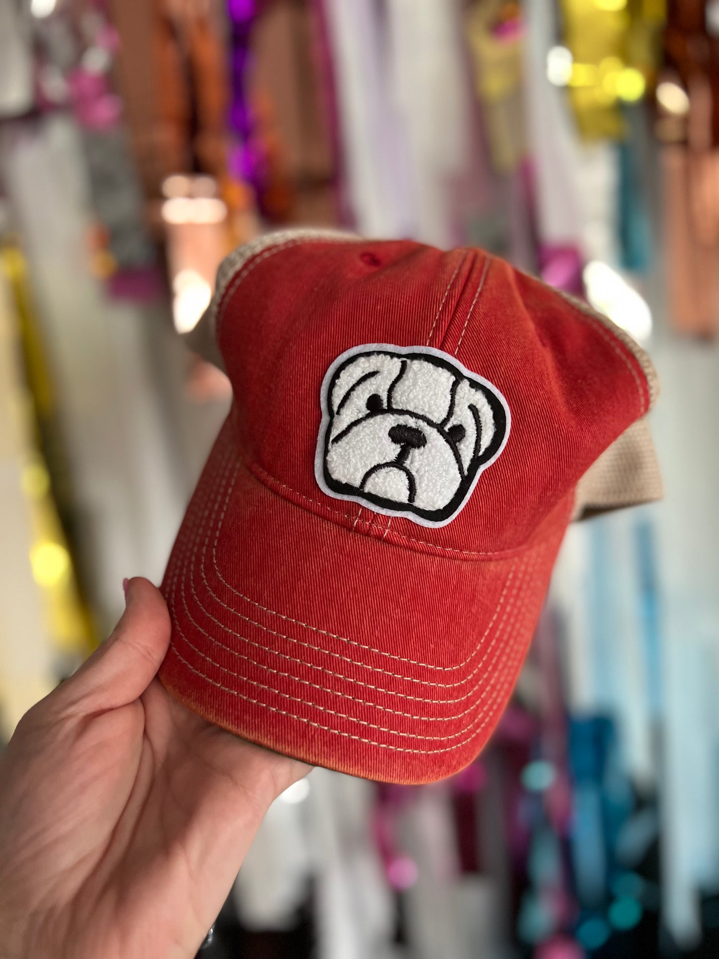 American Graham Bulldog Patch Hat