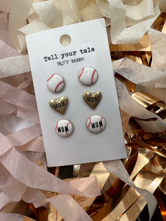 Baseball Mom Earrings